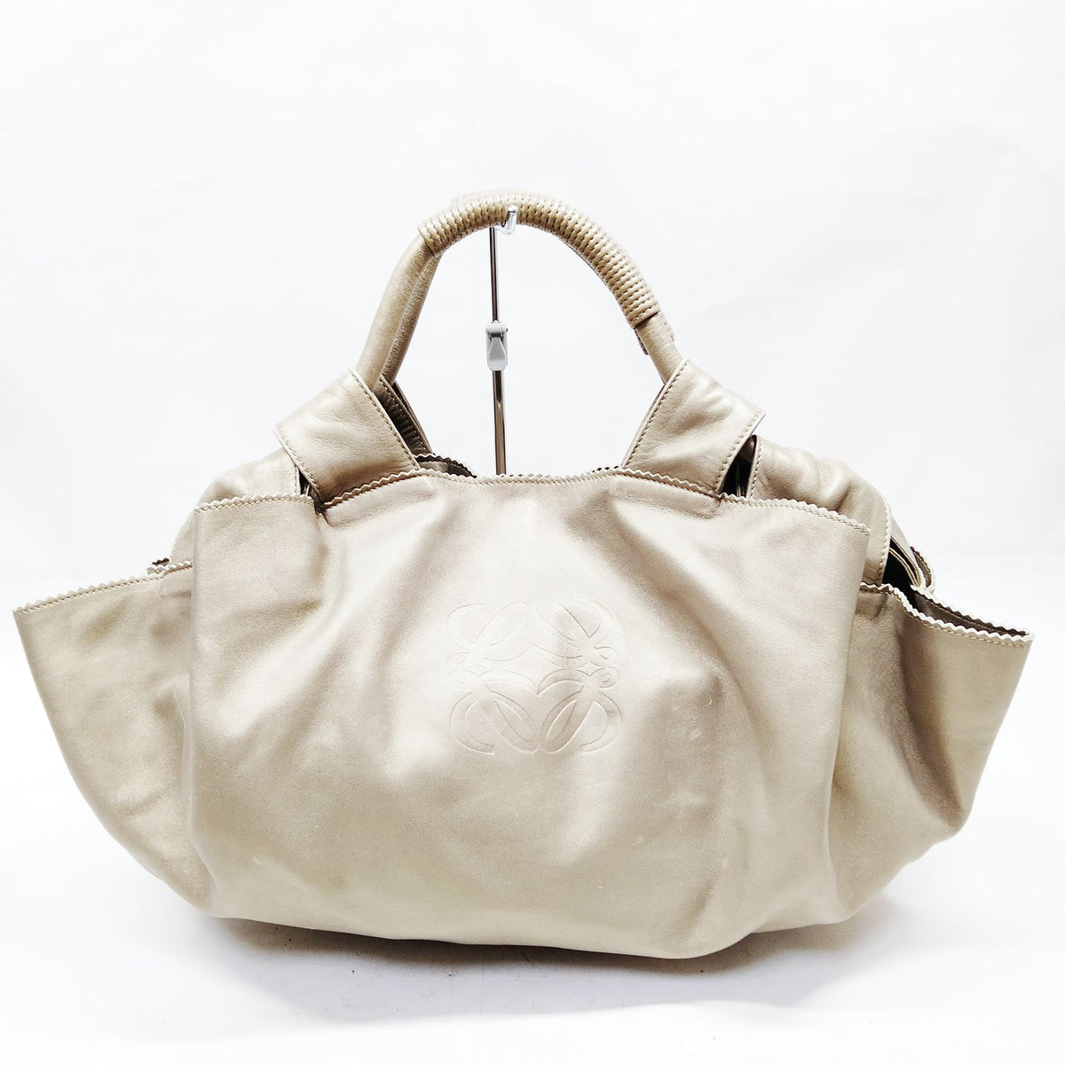 LOEWE 3135302 — bolso de mano de piel marrón — imagen 1