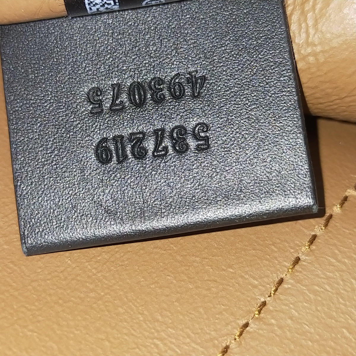 Gucci Sherry Line — bolso tote de ante marrón con pochette — imagen 17