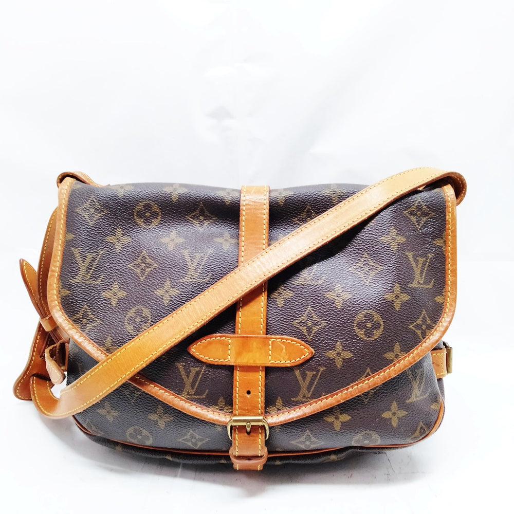 Louis Vuitton Saumur 30 Monogram — bandolera marrón — imagen 1